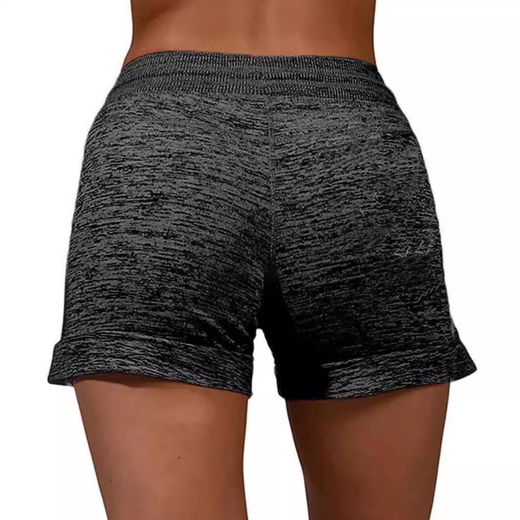 Drawstring Pocket High Elastic Loose Casual Shorts