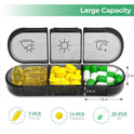 Storage 7 Day Weekly Container Organizer Pill Box Dispenser Medicine Tablet Case