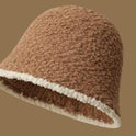 Autumn And Winter Slim-looking Knitted Bucket Confinement Hat