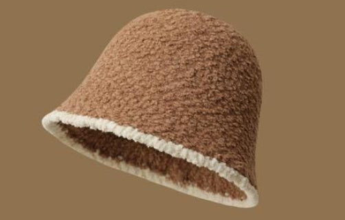 Autumn And Winter Slim-looking Knitted Bucket Confinement Hat