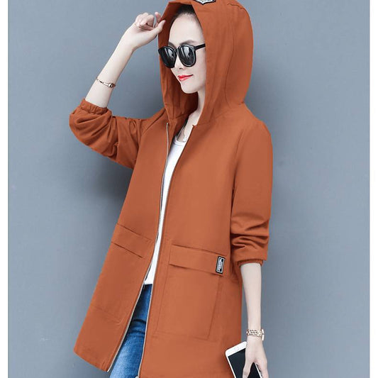 New Style Plus Fat Plus Size Women's Trench Coat