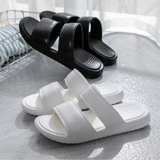 Couple men's sandals and slippers