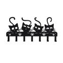Black Cat Wall Hook Keychain Halloween Decoration Ornament