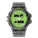 Trendy Sports Electronic Watch Fashion Double Display Large Dial Luminous Waterproof Unisex