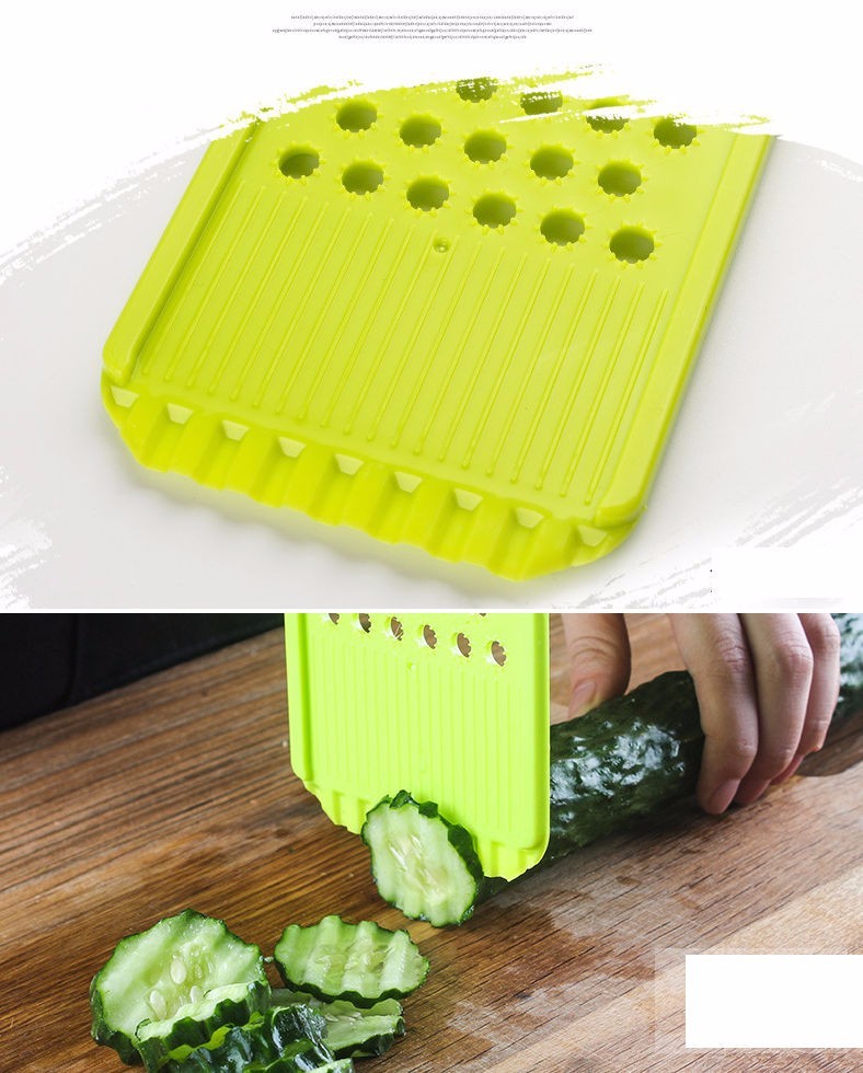 mulit-fuction kitchen tools vegetable carrot cucumber slicer grater wave cutter