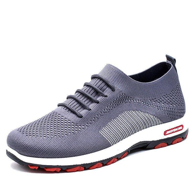 Men's mesh breathable flying shoes
