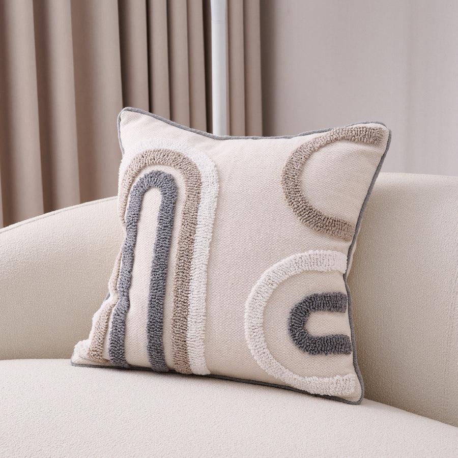 Cotton And Linen Bohemian Ins Style Pillow Sofa Living Room And Bedside Backrest Bay Window Tassel Cushion Cover