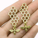 45x15mm 2.2g Flying Animal Hive Bee Pendant