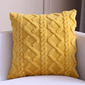 New Style Household Nordic Plain Cushion Cover Plush Warp Knitting