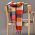 British Plaid Imitation Cashmere Tassels Couple Parent-child Men's Scarf