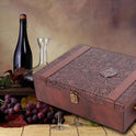 Creative Wine Box Leather Gift Box Handmade Home Kitchen Bar Accessories Decor Lafite Wine Holder Wine Packaging Box Friend Gift