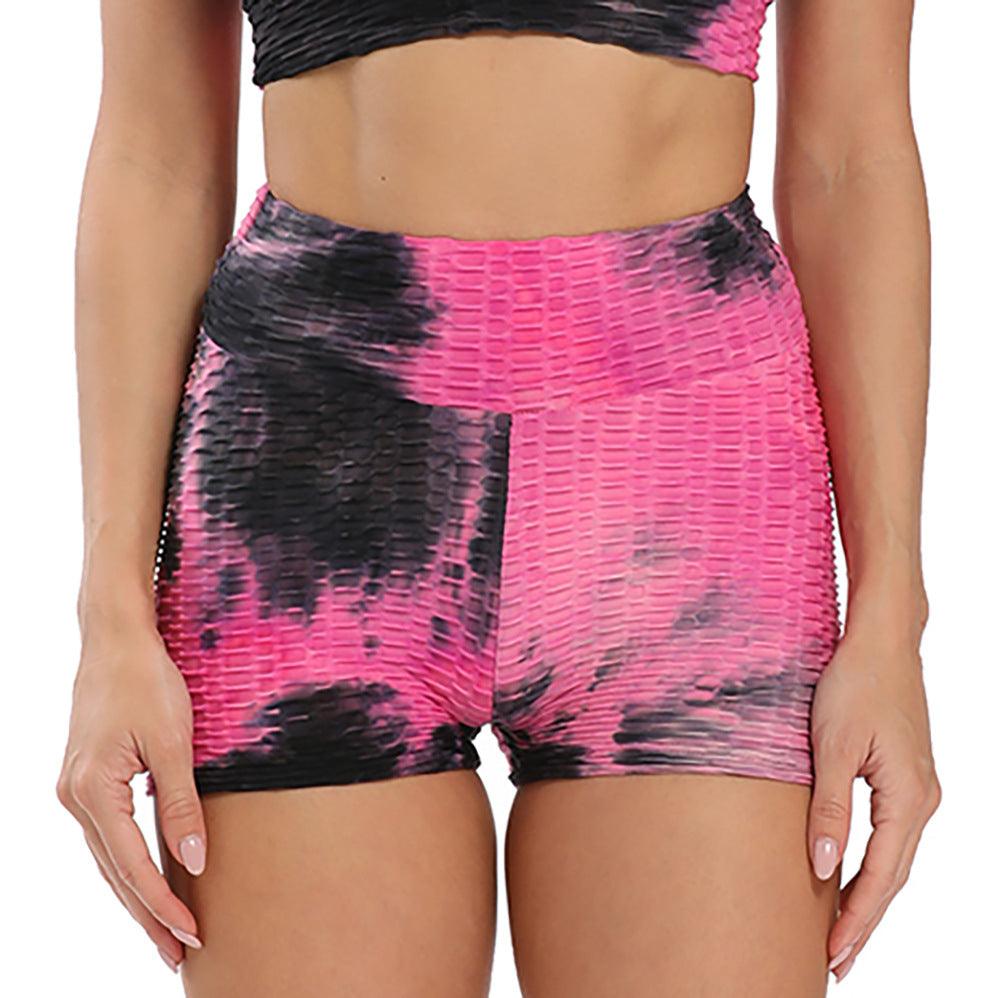 Women's Fashion Jacquard Tie-dye High-waisted Sports Yoga Pants