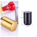 Portable Magnetic Automatic Beer Bottle Opener Bar Accessories Decor Stainless Steel Wine Can Openers with Brushed Metal