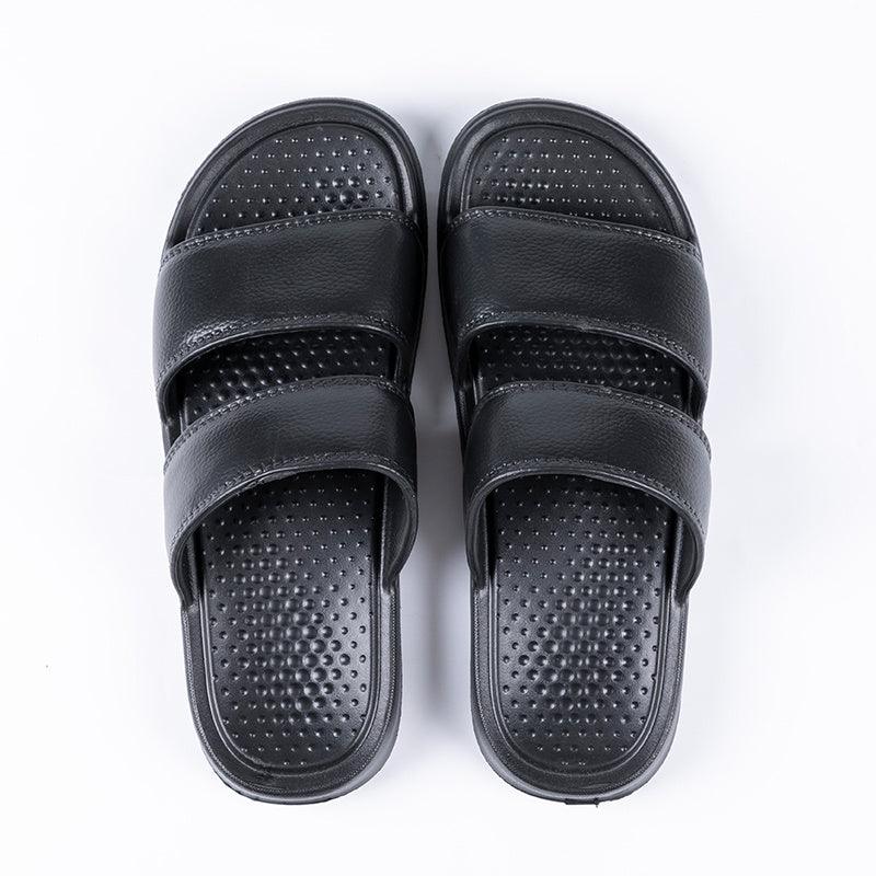 Couple men's sandals and slippers