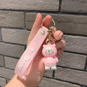 Sweater Small White Bear Pendant Key Chain Cute Accessories Cartoon Doll