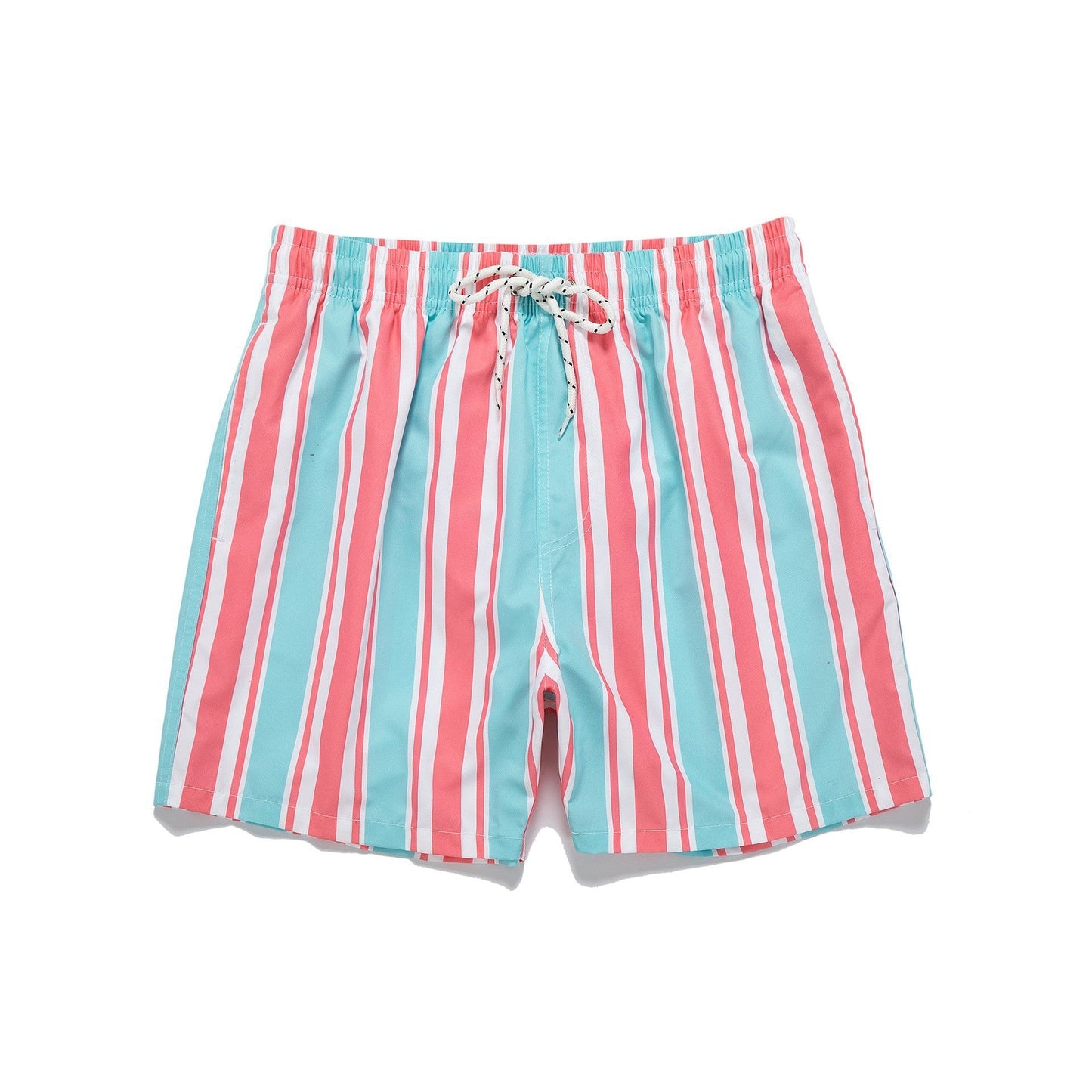 Summer New Plus Size Striped Drawstring Casual Pants