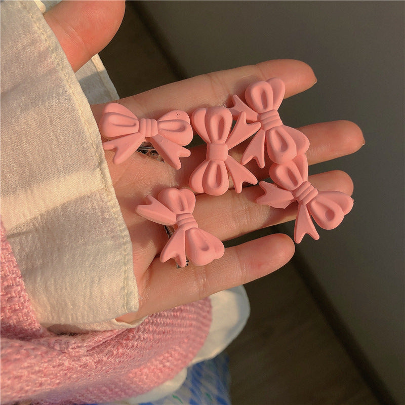 Soft Girl Cute Series Peach Hair Clip Hairpin