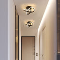 Ceiling Light LED Black Irregular - UK