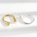 Cold Style Metal Irregular Shape Ring