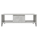 vidaXL Coffee Table Concrete Grey 103.5x60x35 cm Engineered Wood