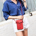 Women's Fashion Compartment Tassel Phone Bag
