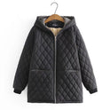 Plus Size Women's Cotton-padded Coat