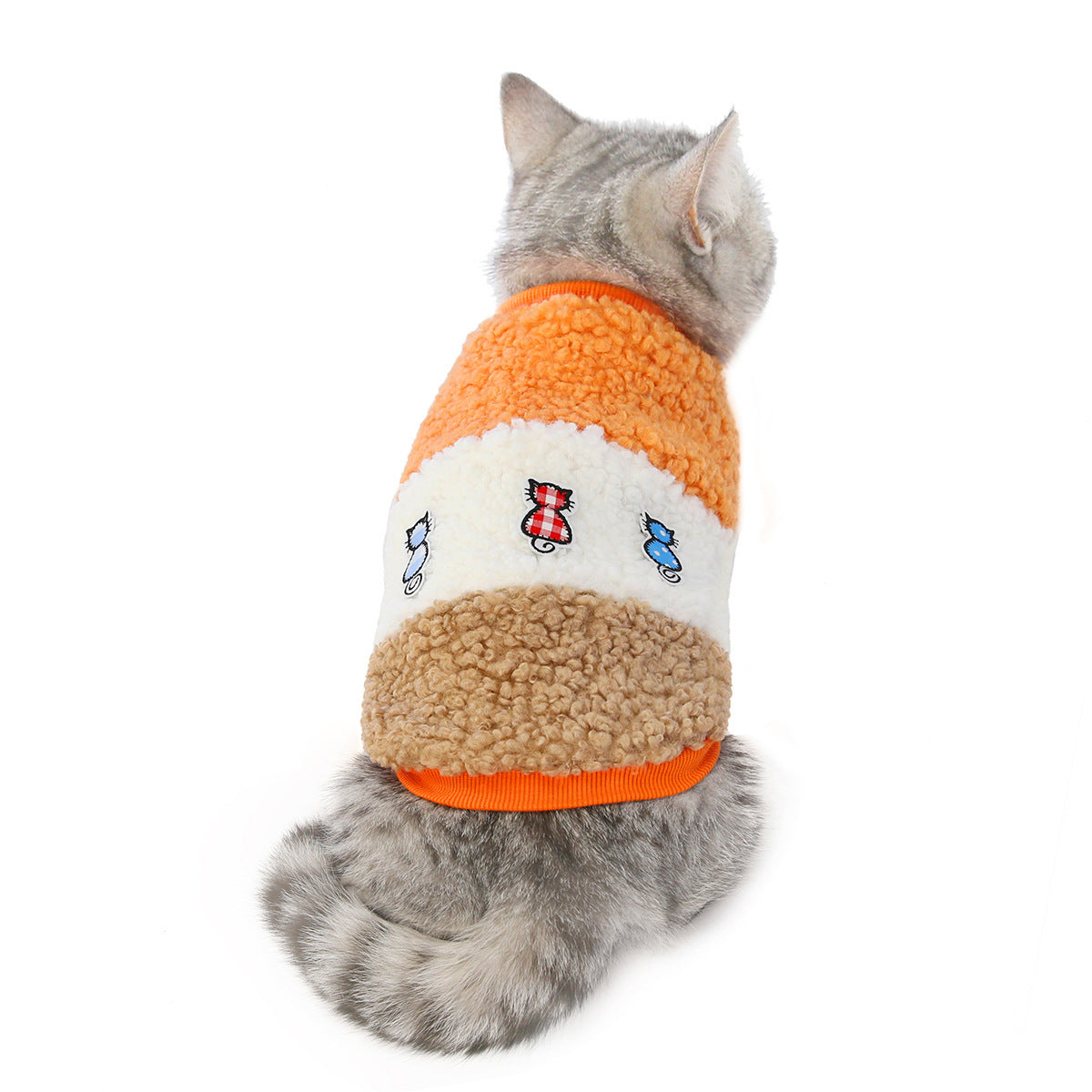 Stitching Cotton Vest Pet Clothing Autumn And Winter Clothing