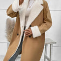 Leisure Commute Woolen Coat For Women