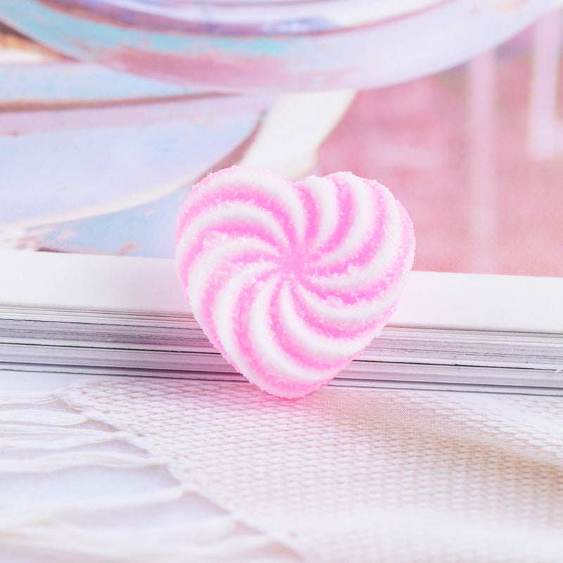 Simulation Vortex Candy Handmade Diy Hairpin Material Resin Accessories