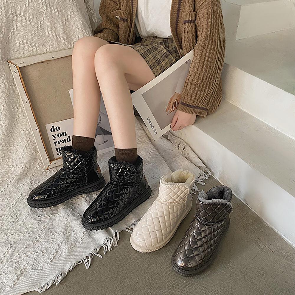 Snow Boots Women Plus Velvet Thick Fur