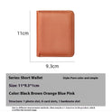 Fashion Casual Money Lychee Pattern Short Wallet