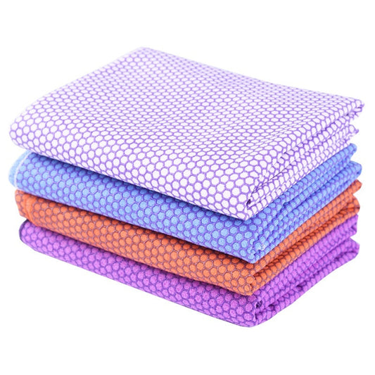 Home Anti Slip Particle Sweat Absorbing Yoga Towel