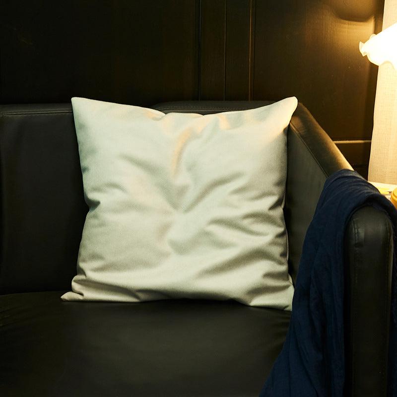 Soft Faux Leather Technology Cloth Sequin Pillowcase Modern Simplicity