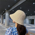 Women's Sun-proof Bucket Hat Double-sided Foldable Sun Protection Hat