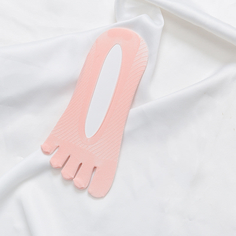 Men's And Women's Thin Velvet Five Toe Socks