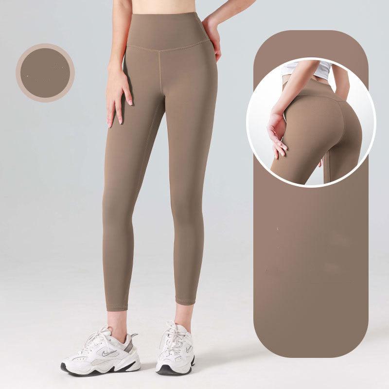 Yoga Pants With Seamless Peach Buttocks
