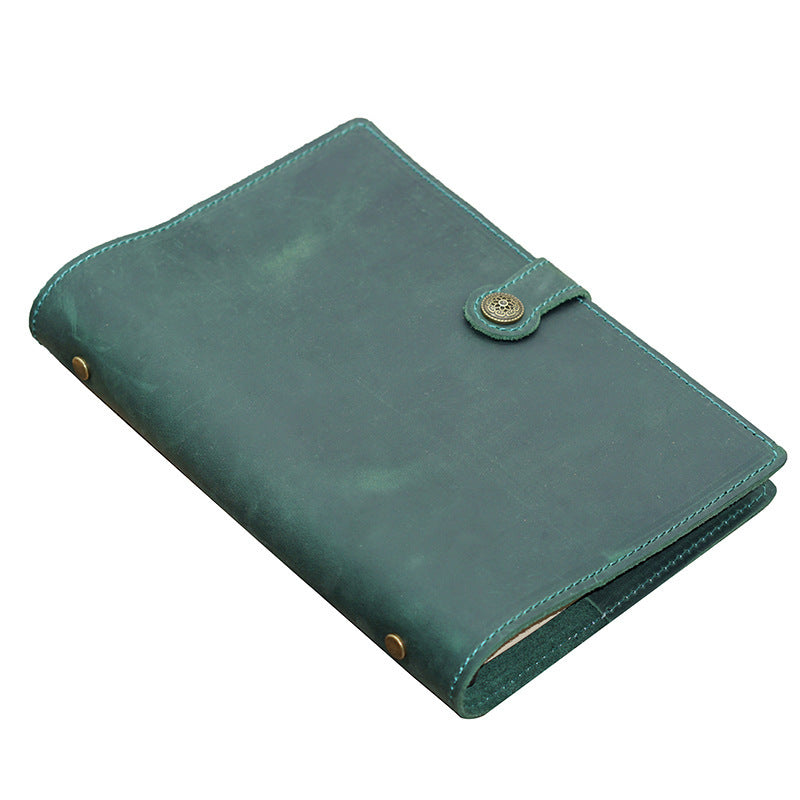 A5 Binder Handmade Cowhide Notebook