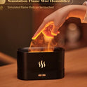 Aroma Diffuser With Flame Light Mist Humidifier Aromatherapy Diffuser With Waterless Auto-Off Protection For Spa Home Yoga Office