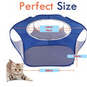 Folding pet fence
