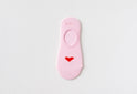Heart Print Women's Socks Love Invisible Boat Socks Silicone Non-slip Short Socks