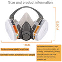 Full Face Mask 6200 Gas Mask Facepiece Spray Respirator Filter Chemical