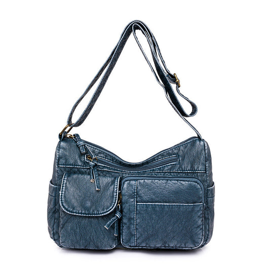 Washed High Quality Crossbody Bag Women's Fashion Trend