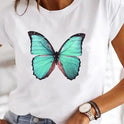 Foreign Trade Women's Clothing Short Sleeve Summer New European And American Women's Clothing T-shirt Simple Plus Size Loose Amazon AliExpress Women's Clothing