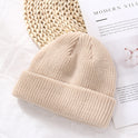Autumn And Winter Warm Landlord Hat Melon Skin Women Retro Knitted Hat