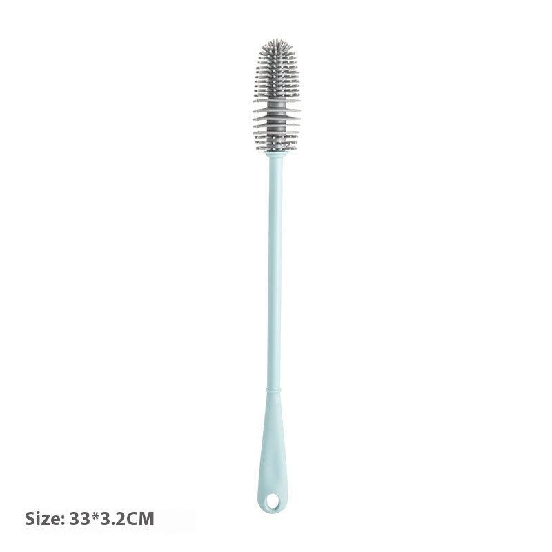 Home Ladle Silicone Cup Brush Cup Cleaning Brush No Dead Angle Gap Plastic Brush Feeding Bottle Glass