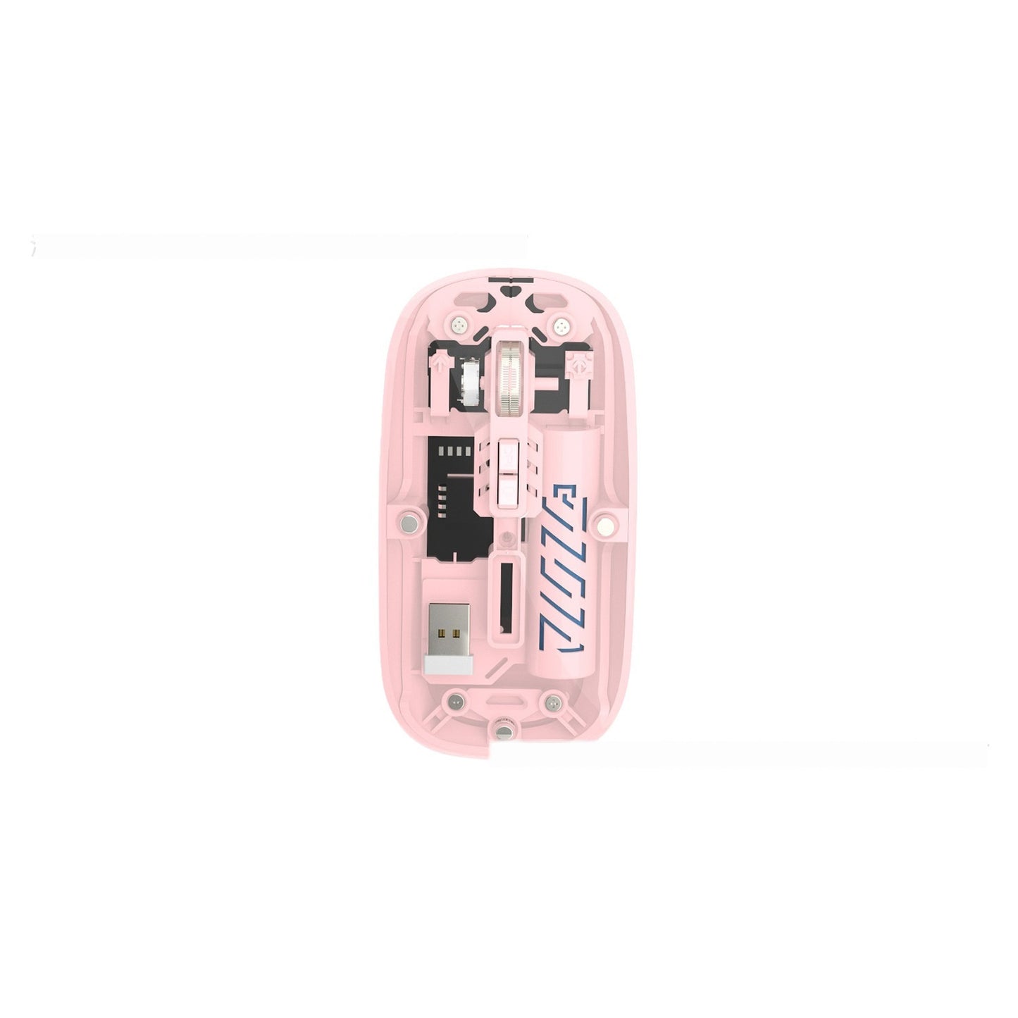 Wireless Transparent Typec Charging Mouse