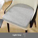 Cotton And Linen Chair Cushion Thickened Non-slip Corduroy Pearl