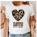 Fashion Printing Creative Color Lip Print Short Sleeve