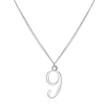 Arabic lucky number hair pendant