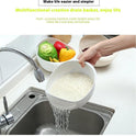 Kitchen Supplies Household Basin Plastic Fruit And Vegetable Draining Basket